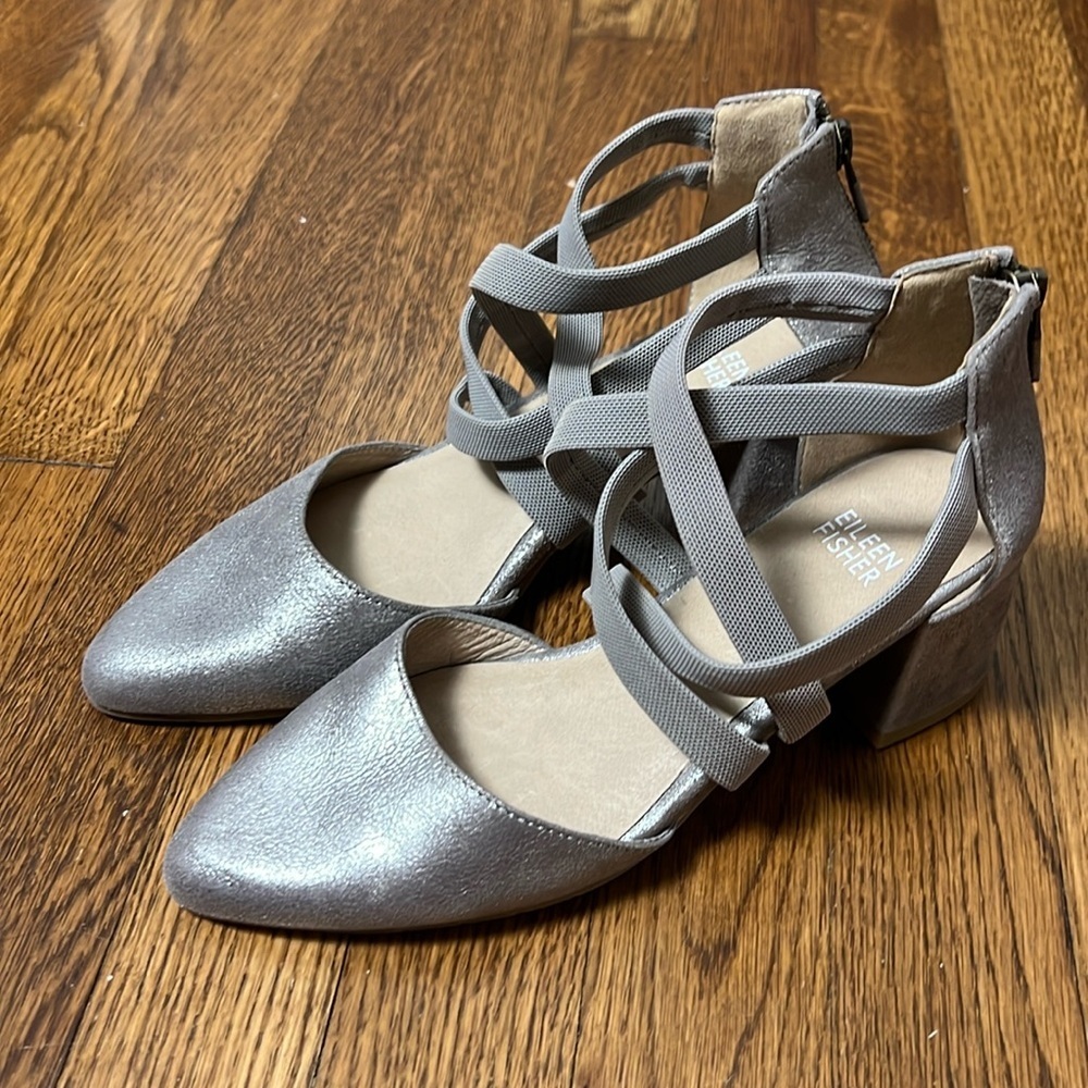 EILEEN FISHER Juku Pump In Mica Size 6.5